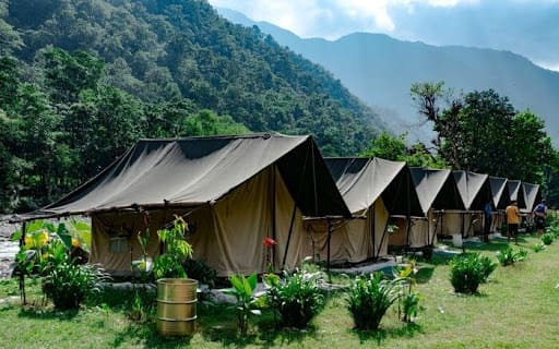 Riverside Camping in Rishikesh